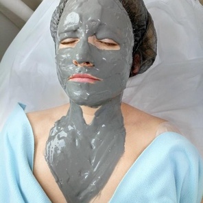 Маска алгинатная с шеей